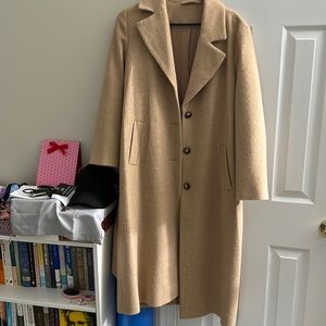 &otherstories alpaca blended belted long coat us4 nwt
